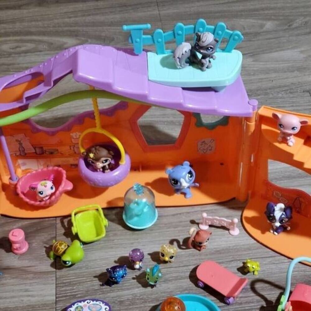 Littlest pet shop lot panda hamster monkey 2007 vintage pet clubhouse - Picture 5 of 13